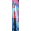 Lava lampi 41cm, blár vökvi og rautt vax