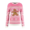 Jólapeysa Pink Gingerbread