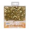 Coctail Pinnar Gull 10cm 20stk