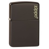 Zippo Brown Matte Logo