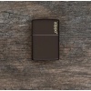 Zippo Brown Matte Logo - Image 2