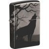 Zippo Wolves Black Ice