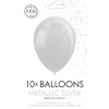10stk 30cm Metal Silfur - Image 2