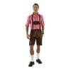 Októberfest Lederhose brúnar