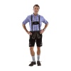 Októberfest Lederhose svartar