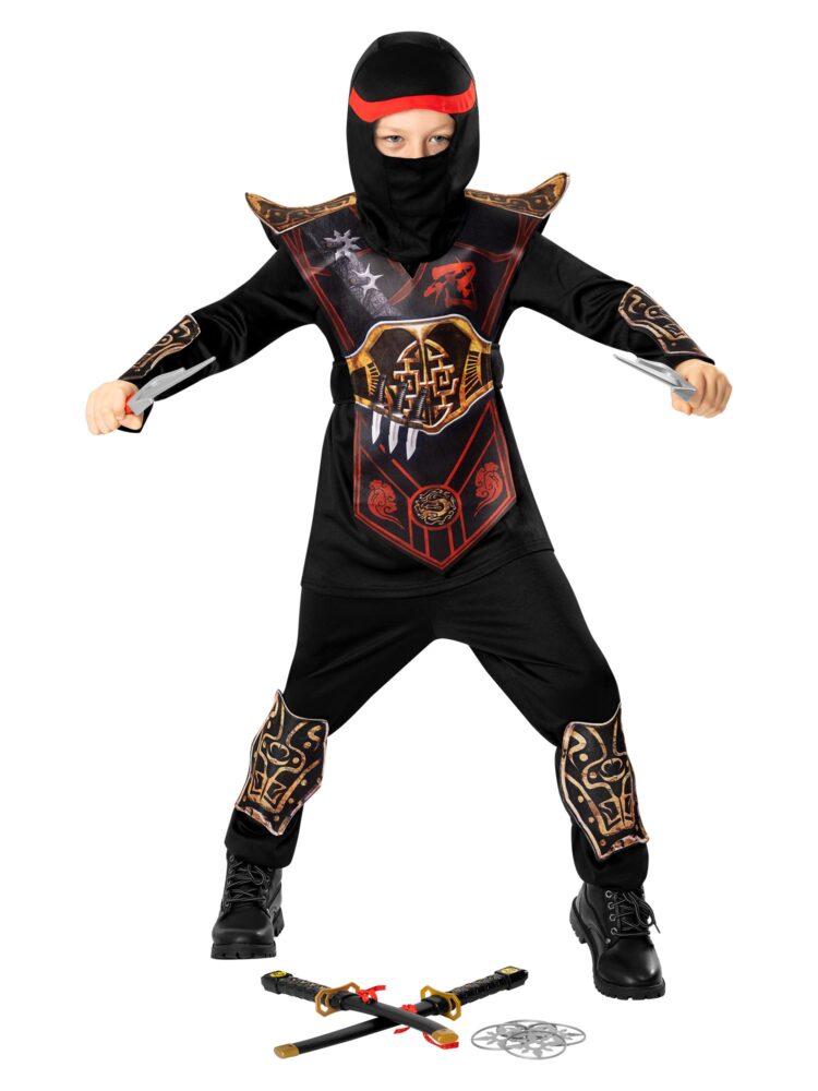 rauð ninja barnabúningur