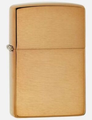 Zippo Brushed Brass