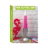 Pink Glitter Lamp - Image 3