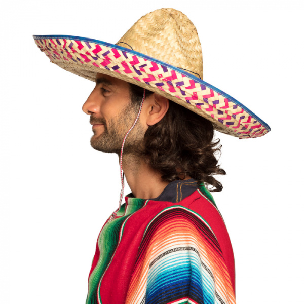 Flottur Mexikó Sombrero hattur 52cm breiður