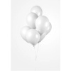 Blöðrur 30cm White Hvítar 100stk - Image 2