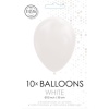 Blöðrur 30cm Hvítar White 10stk
