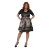 Dirndl Star Collection Svartur með Satin Olíuáferð - Image 7