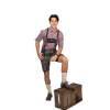 Lederhosen Vintage Antique Stuttar - Image 4