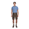 Lederhosen Stuttar Brúnar Antique. Belti í staðinn fyrir Axlarbönd