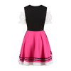 Dirndl Stuttur Bleikur og Svartur - Image 2
