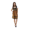 Októberfest Dirndl Koparbrúnn Leopard