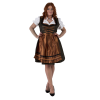 Októberfest Dirndl Koparbrúnn Leopard - Image 4