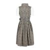 Okóberfest Dirndl Exclusive gráblár með gylltu ívavi - Image 3