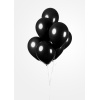 Latex Blöðrur Svartar 30cm 50stk - Image 3