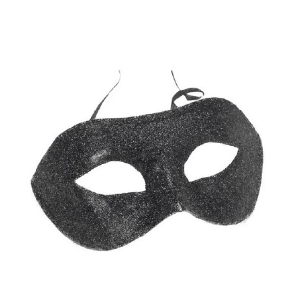 Gino Eyemask, Black, Glitter