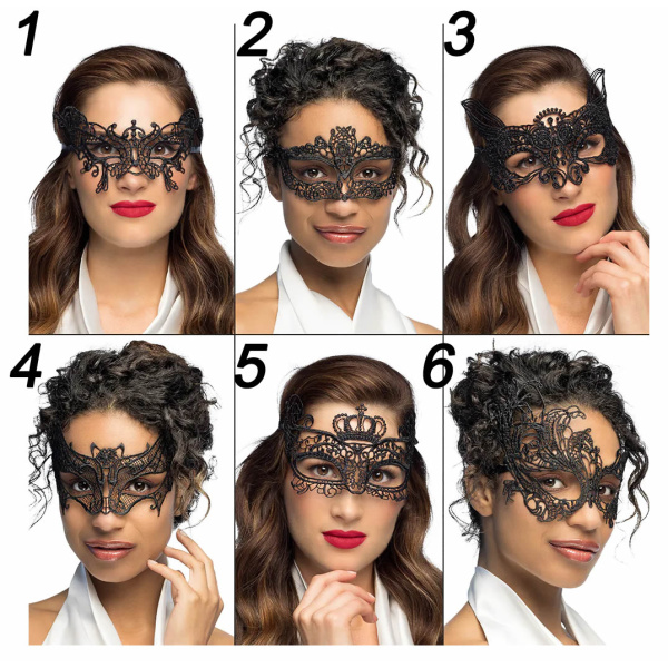 Augngrímur Lace Masquarade