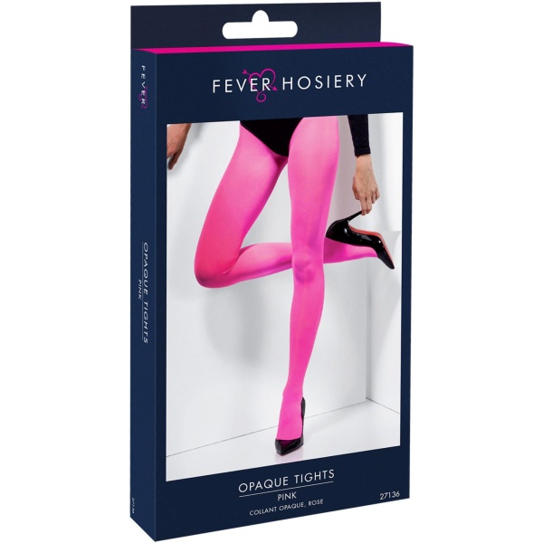 Opaque Tights, Pink - Image 3