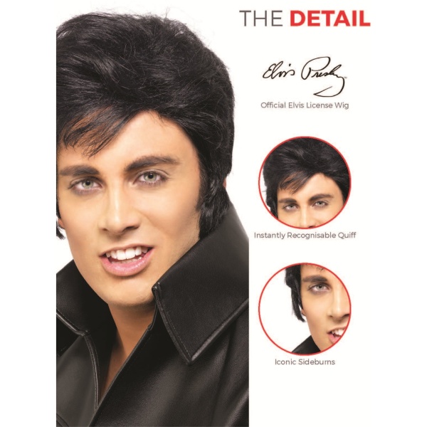 Elvis Wig Black