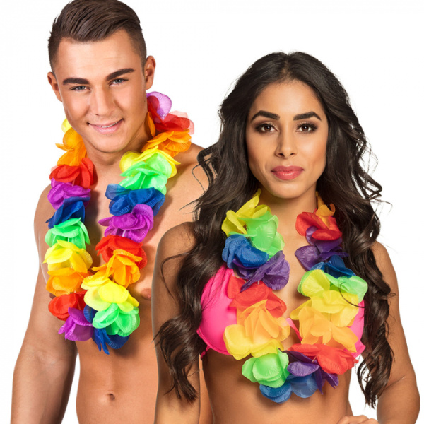 Hawaiian Lei Pride Regnboga