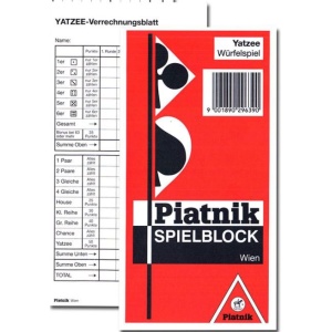 Yatzy blokk