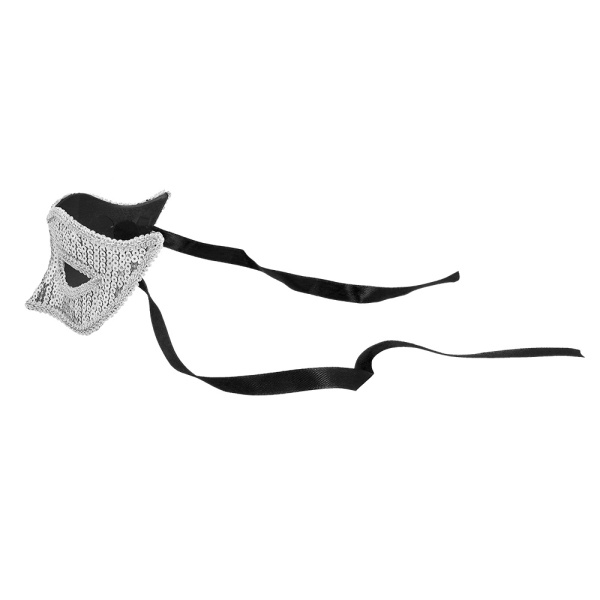 Eye mask Venice sequins silver - Image 4