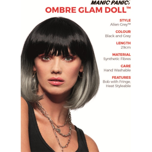 Manic Panic Alien grey Omre Glam Doll Hárkolla - Image 3