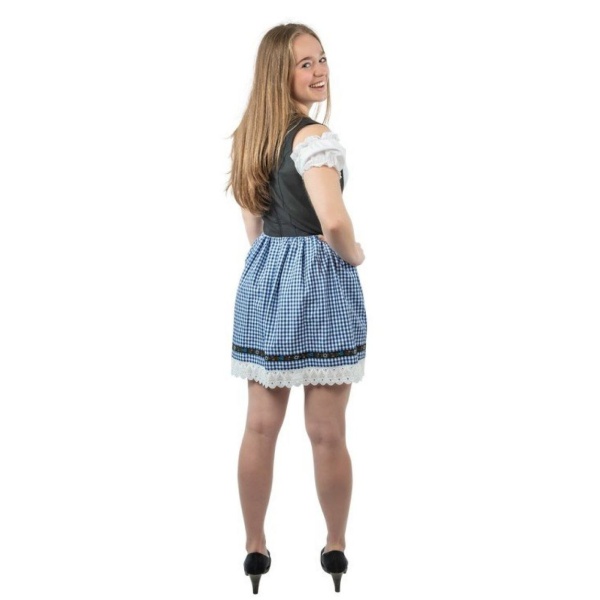 Otóberfest blár stuttur Dirndl, Elsa - Image 5