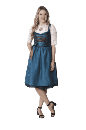 Októberfest dirndl grænblár úr Star Collection
