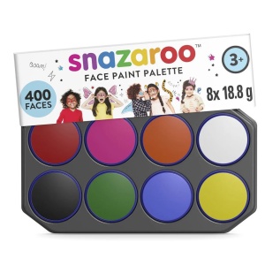 snazaroo andlitslita paletta 8x18ml litir
