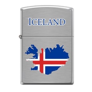 Zippo Iceland Map