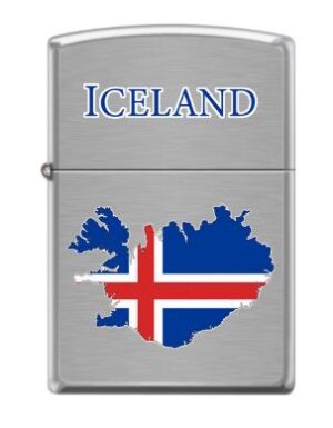 Zippo Iceland Map