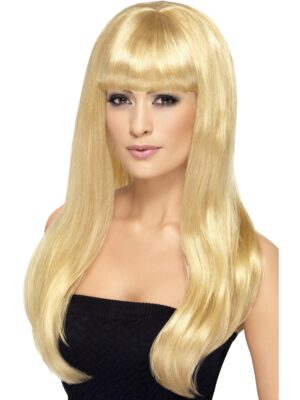 blonde síð kolla með topp