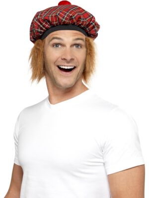 skotahúfa með hári