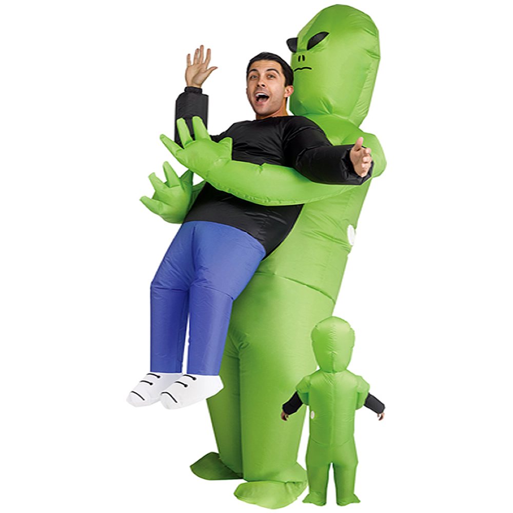 Uppblásinn Alien búningur