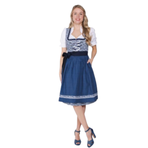 Blár Dirndl frá Haus Huberts H-2513
