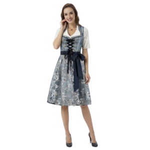 Dirndl blár frá Haus Huberts