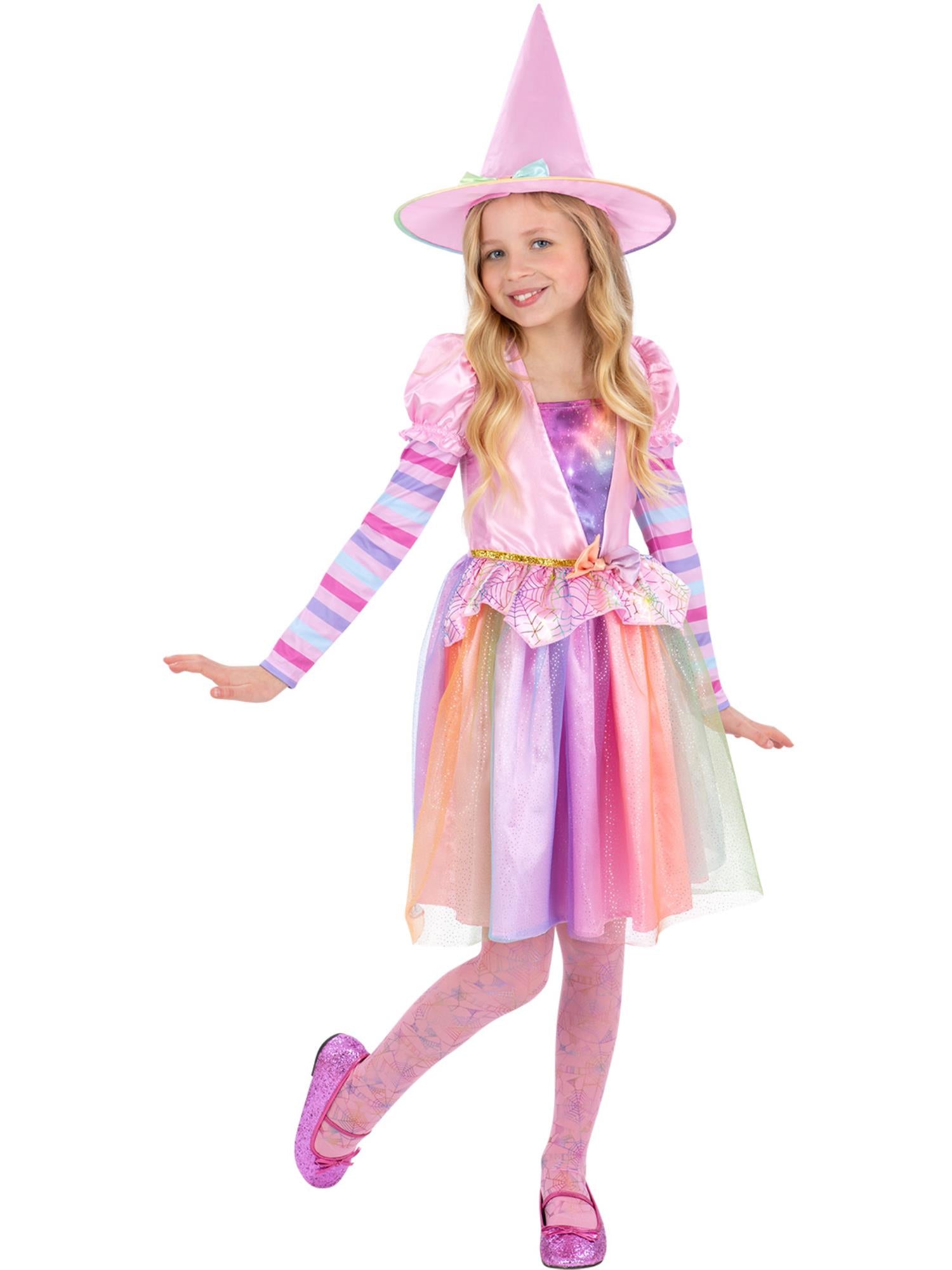 Pastel Rainbow Witch Large 10-12 ára - Image 4